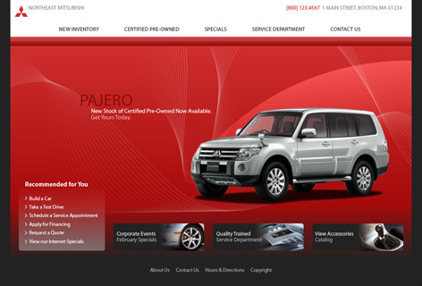 Mitsubishi Website